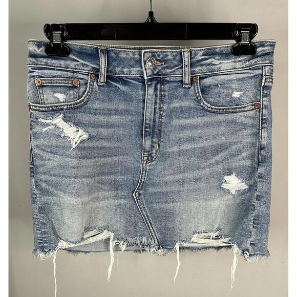 American Eagle Super Stretch Hi-Rise Mini Skirt Women’s Size 10 - Picture 1 of 5